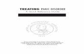 TREATING PANIC DISORDER - Beacon Health Options PANIC DISORDER A Quick Reference Guide Based on Practice Guideline for the Treatment of Patients With Panic Disorder, originally published