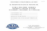 INSTRUCTION BULLETIN & MAINTENANCE … instructions 06.01.08.pdfinstruction bulletin & maintenance manual for ctd 200r series models m25r, f255r, f255rhc, m25rhc & cm325r 06.01.08