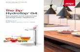 The Zip HydroTap G4downloads.zipindustries.com/products/im/DOMG4.pdf · The Zip® HydroTap® G4 ... that will change the way you cook and make drinks. ... internal leak detection,