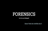 FORENSICS - HconGroupsgroups.hcon.in/uploads/1/8/1/9/1819392/cyber_forensic… ·  · 2014-10-28of cyber crime or victim of cybercrime ... COMPUTER FORENSICS Branch of digital forensic