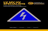 LV MV HV SPECIALISTS - CABLE CLEATS, CABLE ... CABLE JOINTS Thorne & Derrick Heat shrink, cold shrink and resin cable joints to suit XLPE, EPR, PVC and PILC cables up to 3.3kV - straight,