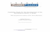 Report Feasibility Study Israel November2007 - kiedf · PDF filePlaNet Finance – PlaNet Finance Israel Feasibility Study for the Development of the Microfinance Sector in Israel