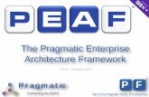 The Pragmatic Enterprise Architecture · PDF fileThe purpose of Enterprise Architecture is to enable an enterprise to realise its Vision through the execution of its Mission, whilst