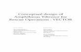 design of Amphibious Tiltrotor for Rescue Operations · PDF fileAmphibious Tiltrotor for Rescue Operations : VECTOR ... (equation (1) and shown in ... Ducted fan propulsion is used