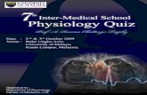 Programme - Medical Physiology Online | Peer reviewed ... · PDF file3/7/2010 · Programme 0730 - 0800 Arrival of ... participate in the annual Inter-Medical School Physiology quiz