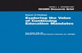 Report of Findings Exploring the Value of Continuing ... the Value of Continuing Education Mandates ... Exploring the Value of Continuing Education Mandates ... The project also owes