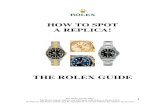 THE ROLEX GUIDE - Insta-Cash · PDF file · 2016-06-20The Rolex Guide 2004. ... This guide is mainly based on Rolex wrist watches as they carry ... This guide will show you how to