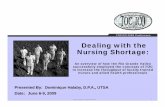 Dealing with the Nursing Shortagec.ymcdn.com/.../halaby_nursingshortage.pdf ·  · 2009-12-08Rotation Job Placement Foreign ... experiences for basic nursing education programs (diploma,