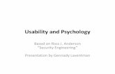 Based on Ross J. Anderson “Security Engineering ...orrd/CompSecSeminar/2013/... · Based on Ross J. Anderson “Security Engineering” Presentation by Gennady Laventman. ... CAPTCHA