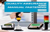 Quality Assurance and Manual Fastening - Atlas Copco ASSURANCE AND MANUAL FASTENING Quality assurance that gives peace of mind Atlas Copco’s tightening quality assur-ance system