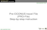 Pre-OCONUS travel File (PRO-File) - United PROfile...Pre-OCONUS travel File (PRO-File) ... (see slides 10 and 11 for ... PRO-File survey you can retrieve and print your certificate