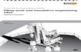 A guide to managing safety Piling work and foundation ... · PDF fileA guide to managing safety Piling work and foundation engineering ... civil and environmental works. ... Safety