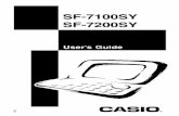 SF-7100SY SF-7200SY - CASIO Official Website - Supportsupport.casio.com/en/manual/013/SF7100_7200SY_EN.pdf · •Turn on the Digital Diary at least once a month to check the ... Technical