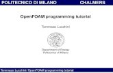 OpenFOAM programming tutorial - Department of Physicsphysics.ucsd.edu/students/courses/spring2009/physics142/Labs/Lab8/... · POLITECNICO DI MILANO CHALMERS Structure of OpenFOAM