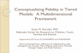 Conceptualizing Fidelity in Tiered Models: A ... Fidelity in Tiered Models: A Multidimensional Framework ... is different from "business as ... predictive utility/validity for all