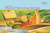 CACFP Menu Planning Guide - USDA · PDF file1 CACFP Menu Planning Guide Recipe Index 2 CACFP Meal Patten 4 55 Choking Hazards & Allergy Warning 5 Menus & Recipes — Info You Need