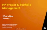 HP Project & Portfolio Management - Lithiumhpsws.lithium.com/hpsws/attachments/hpsws/PPM_INE/47/1/HP...1 PPM 9.1 –What is New presentation HP Project & Portfolio Management What