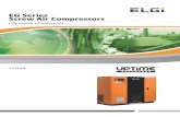 11-75 kW EG Series Screw Compressor (6181)- · PDF fileUPTim€ ASSURANCE 11-75 kW ;ors EG Series Screw Air Compress Life source of industries
