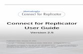 Connect for Replicator User Guide · PDF fileThe data refresh schedule specifies how often Connect retrieves ... Right-click a web collection and select ... enter a name for the snapshot