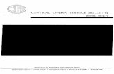 CENTRAL OPERA SERVICE BULLETIN - CPANDA Company of Boston ... The Central Opera Service Bulletin is published quarterly for ... Introduction 3 Opera Repertory U.S.A. List A 4