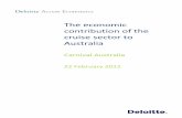 The economic contribution of the cruise sector to Australia · PDF fileThis report provides an account of the economic contribution of the cruise sector to the ... Royal Caribbean