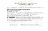 Language Documentation and Description - · PDF fileLanguage Documentation and Description ISSN 1740-6234 _____ This article appears in: Language Documentation and Description, vol