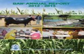 BAIF ANNUAL REPORT 2012 - 2013baif.org.in/contents/BAIF_Annual_Report2012-13.pdfBAIF ANNUAL REPORT 2012 - 2013 BAIF ANNUAL REPORT ... farmers are prepared to pay service fees, ...