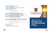 Green Energy, Distributed Generation and Smart Grid/ · PDF fileGreen Energy, Distributed Generation and Smart Grid/ ... government, industry and other key ... lack of informed opinion