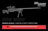 owneRs manual: Handling & SafeTy inSTrucTionS - SIG · PDF fileowneRs manual: Handling & SafeTy inSTrucTionS ... 15.0 Parts list & diagram for training system .22lr (optional) 64 16.0