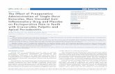Research Article The Effect of Preoperative Administration ... · PDF file... and Placebo on Postoperative Pain in Teeth with Irreversible Pulpitis and Apical ... occlusal reduction