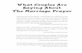 What Couples Are Saying About The Marriage · PDF fileIdeas and thoughts jump off of the page wanting to be ... Patrick Morley and David Delk ... Jay, and to his son, John, and wife,