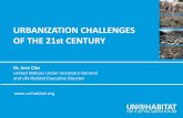 URBANIZATION CHALLENGES OF THE 21st CENTURY Joan.pdf · Urbanization challenges of the 21st century 1. State of the art 2. The prevailing urbanization model: GS20 3. The African Case