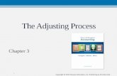 The Adjusting Process - Home -  · PPT file · Web view · 2012-01-27The Adjusting Process. Chapter 3. Chapter 3 will explain the adjusting process