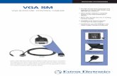 VGA SM - Brochure - Extron Electronics SM/6 SIMPLE, INTUITIVE OPERATION EXTEND the Show Me cable from the Cable Cubby CONNECT the cable to your laptop's VGA output SHARE your desktop