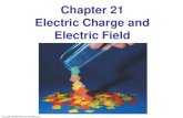 Chapter 21 Electric Charge and Electric Fieldpeople.virginia.edu/~ben/2415132/Lecture_1.pdf• Motion of a Charged Particle in an Electric ... 21-5 Coulomb’s Law Example 21-3: Electric