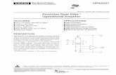 REVISED JULY 2003 Precision Dual Difet Operational · PDF fileSBOS161A – JANUARY 1989 – REVISED JULY 2003 ... Open-Loop Voltage Gain VO = ±10V, RL = 2kΩ 82 96 dB Over Specified
