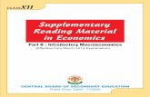 Supplementary Reading Material in Economics Part 6 to...CLASS XII (Effective from March 2013 Examination) Part B : Introductory Macroeconomics Supplementary Reading Material in Economics