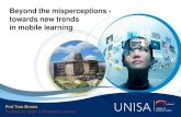 Beyond the misperceptions - towards new trends in · PDF fileBeyond the misperceptions - towards new trends in mobile learning ... Beyond the misperceptions - towards new trends in