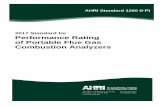 2017 Standard for Performance Rating of Portable Flue Gas ...ahrinet.org/App_Content/ahri/files/STANDARDS/AHRI/AHRI_Standard... · 2017 Standard for Performance Rating of Portable