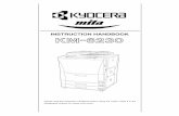 INSTRUCTION HANDBOOK KM-6230 (KME) / 131 Please read the instruction handbook before using the copier. Keep it in the designated location for easy reference. The sections of this handbook