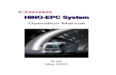 Hino EPC Manual - autocd.infoautocd.info/install/HinoManual.pdf · May 2003. Welcome to Hino EPC ... part numbers for vehicles produced and supplied by Hino Motors, Ltd. This manual