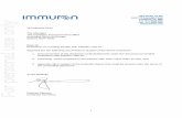 ABN: 80 063 114 045 Southbank, Vic 3006 Tel: +61 3 8648 ... · PDF fileIMMURON DRAWS DOWN ON SECOND TRANCHE OF FUNDING FACILITY WITH PALADIN LABS Melbourne, Australia, 18 February