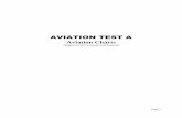 AVIATION TEST A - National Testing Center - United States …ntc.cgaux.org/airexam.pdf ·  · 2016-04-02AVIATION TEST A Aviation Charts ... for complete airport information consult