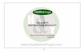 Jala Neti Instruction Booklet - Health And Yoga - Health ... NETI INSTRUCTION BOOKLET ... purification for yogis and meditators prior to daily sadhana sessions. This is best done first