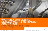 WÄRTSILÄ GAS ENGINE DEVELOPMENT & METHANOL ADAPTATIONclassnk-rd.com/Joint_Industry_Collaboration_Projects_at_METB/pdf/V... · WÄRTSILÄ GAS ENGINE DEVELOPMENT & METHANOL ADAPTATION