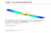 Modelling and simulation of composites crash tests for ...publications.lib.chalmers.se/records/fulltext/238685/238685.pdf · MASTER’S THESIS IN APPLIED MECHANICS Modelling and simulation