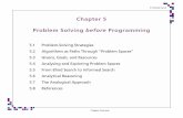 Problem Solving before Programming - University of …pages.cpsc.ucalgary.ca/.../05-ProblemSolving.pdf · Christian Jacob Chapter Overview Chapter 5 Problem Solving before Programming
