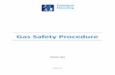 Gas Safety Procedure - Catalyst housing association · PDF fileGas Safety Procedure October 2011 ... Quality Control Procedure on Gas Service engineer annual LGSR ... atalyst’s policy