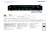 2015 NEW PRODUCT RELEASE TX-8150 Network Stereo · PDF file2015 NEW PRODUCT RELEASE TX-8150 Network Stereo Receiver ... With 135 W/Ch of pure high-current analog power courtesy of