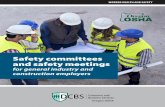Safety committees and safety meetings - State of Oregon ...osha.oregon.gov/OSHAPubs/0989.pdf · Safety committees and safety meetings. ... meet monthly. Your safety committee must
